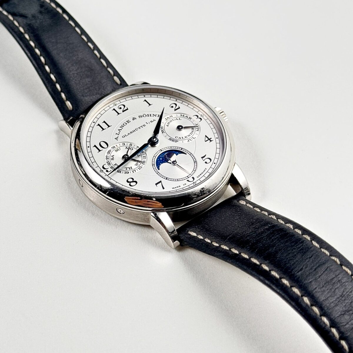 A. Lange & Söhne 1815 Annual Calendar  238.026E White Gold Silver Dial - Image 3