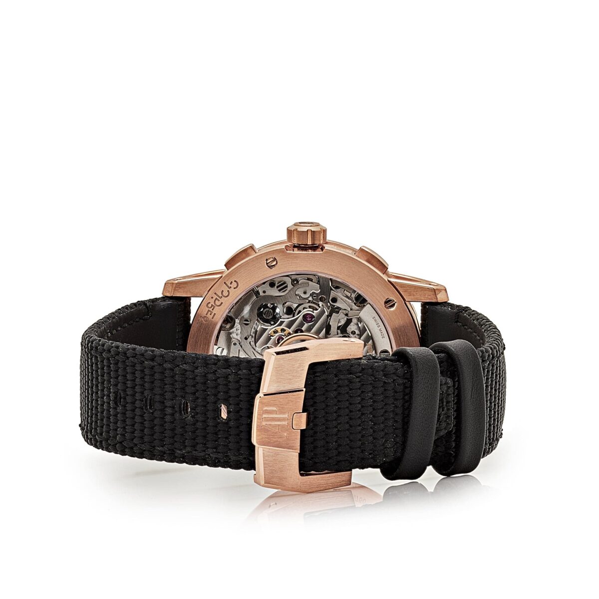 Audemars Piguet Code 11.59 26393OR.OO.A002KB.03 Selfwinding Chronograph Rose Gold Blue Dial (2022) - Image 6