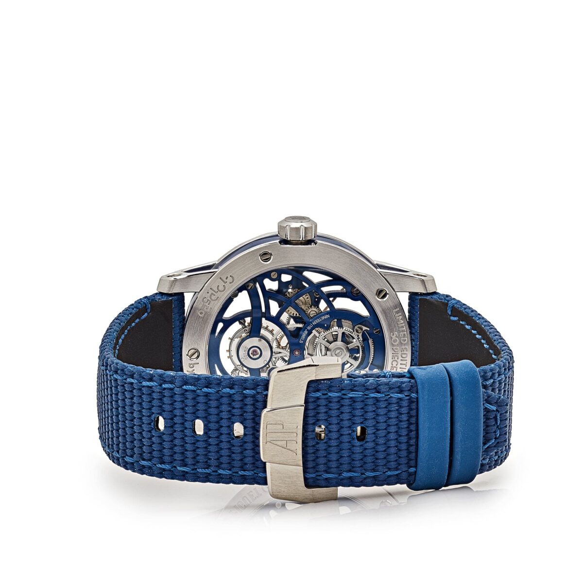 Audemars Piguet Code 11.59 Tourbillon Openworked 26600NB.OO.D346KB.01 White Gold Blue Ceramic Limited Edition - Image 6