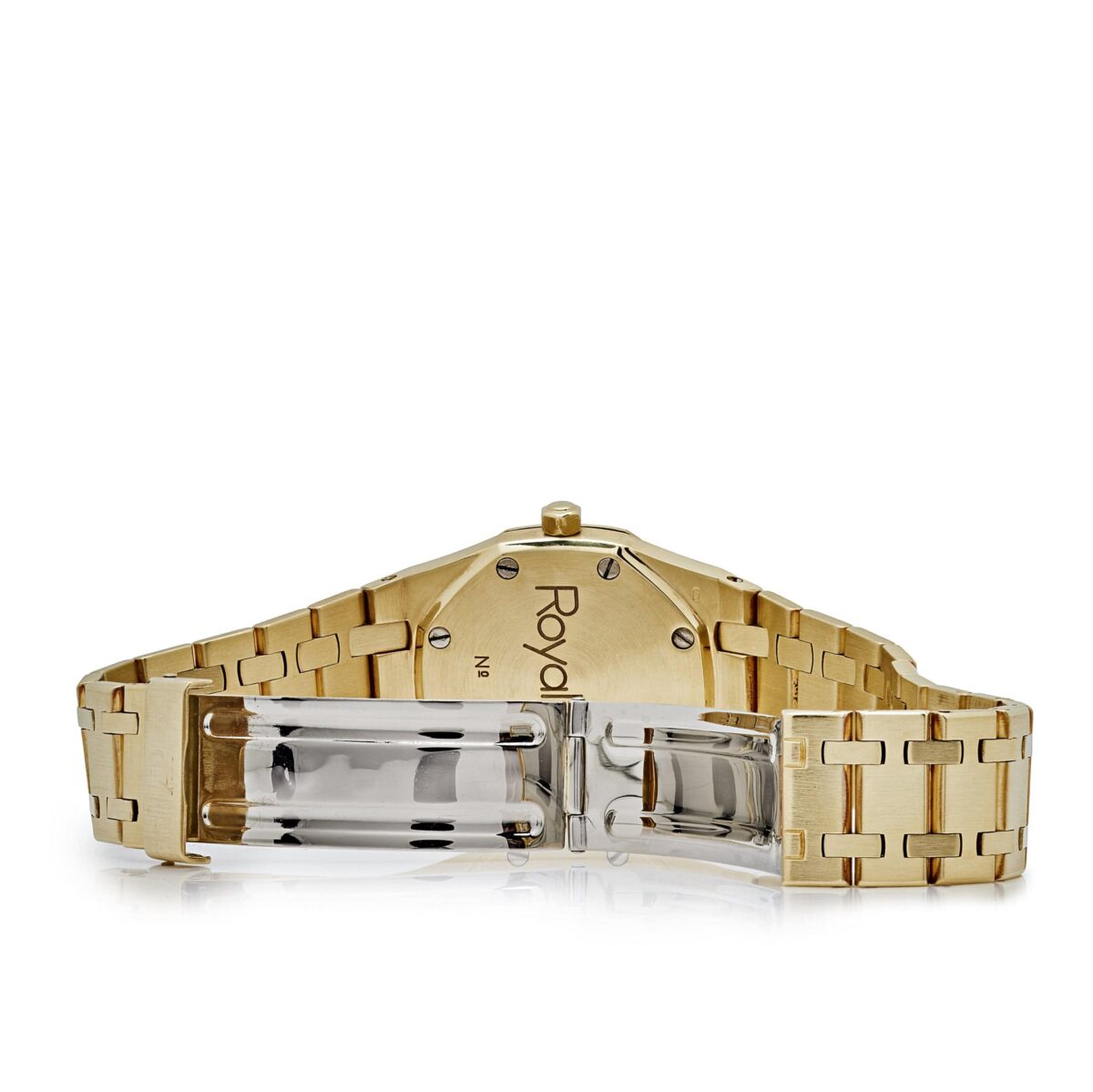 Audemars Piguet Royal Oak 14587/708BA Yellow Gold Champagne Diamond Bezel Diamond Dial (1994) - Image 6