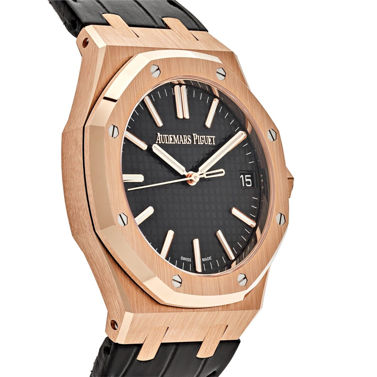 Audemars Piguet Royal Oak 15510OR.OO.D002CR.02 Rose Gold Black Dial (2023) - Image 5