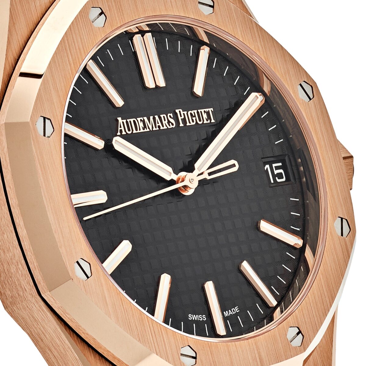 Audemars Piguet Royal Oak 15510OR.OO.D002CR.02 Rose Gold Black Dial (2023) - Image 4