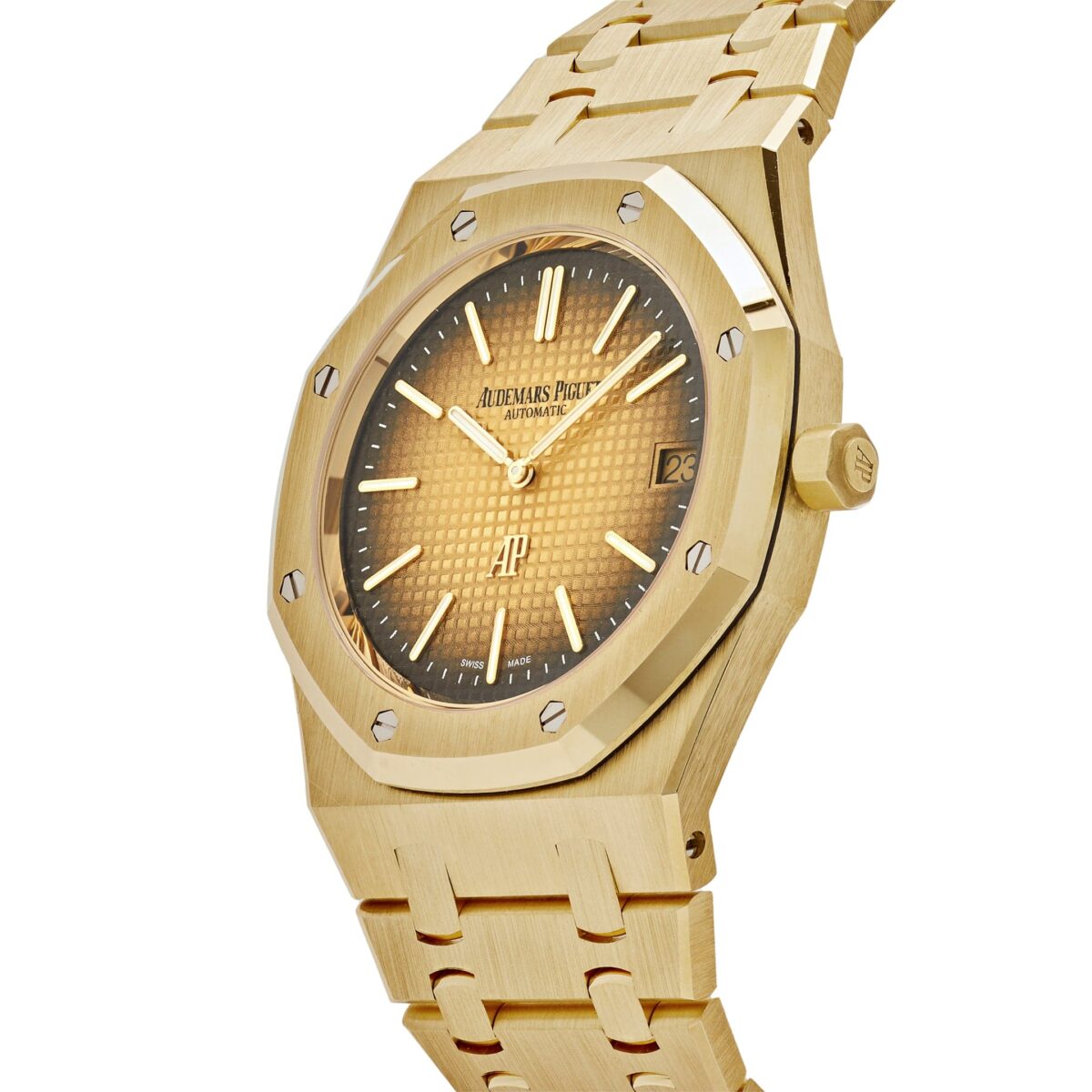 Audemars Piguet Royal Oak 16202BA.OO.1240BA.02 'Jumbo' Extra-Thin Yellow Gold (2023) - Image 3