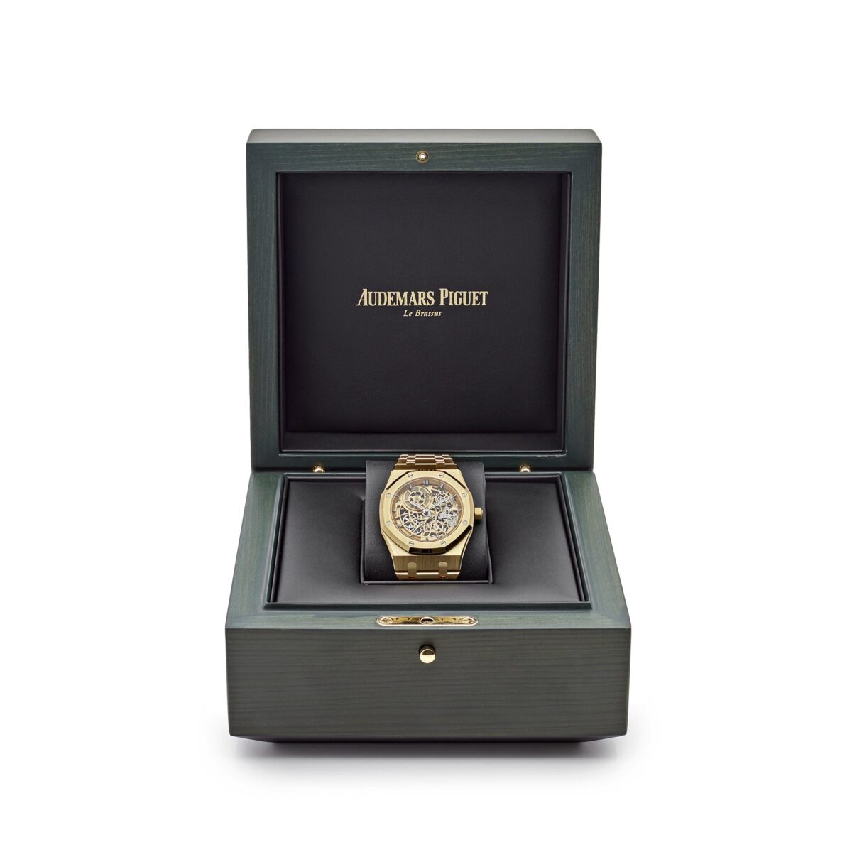 Audemars Piguet Royal Oak 16204BA.OO.1240BA.01 Jumbo Extra-Thin Yellow Gold Openworked - Image 7