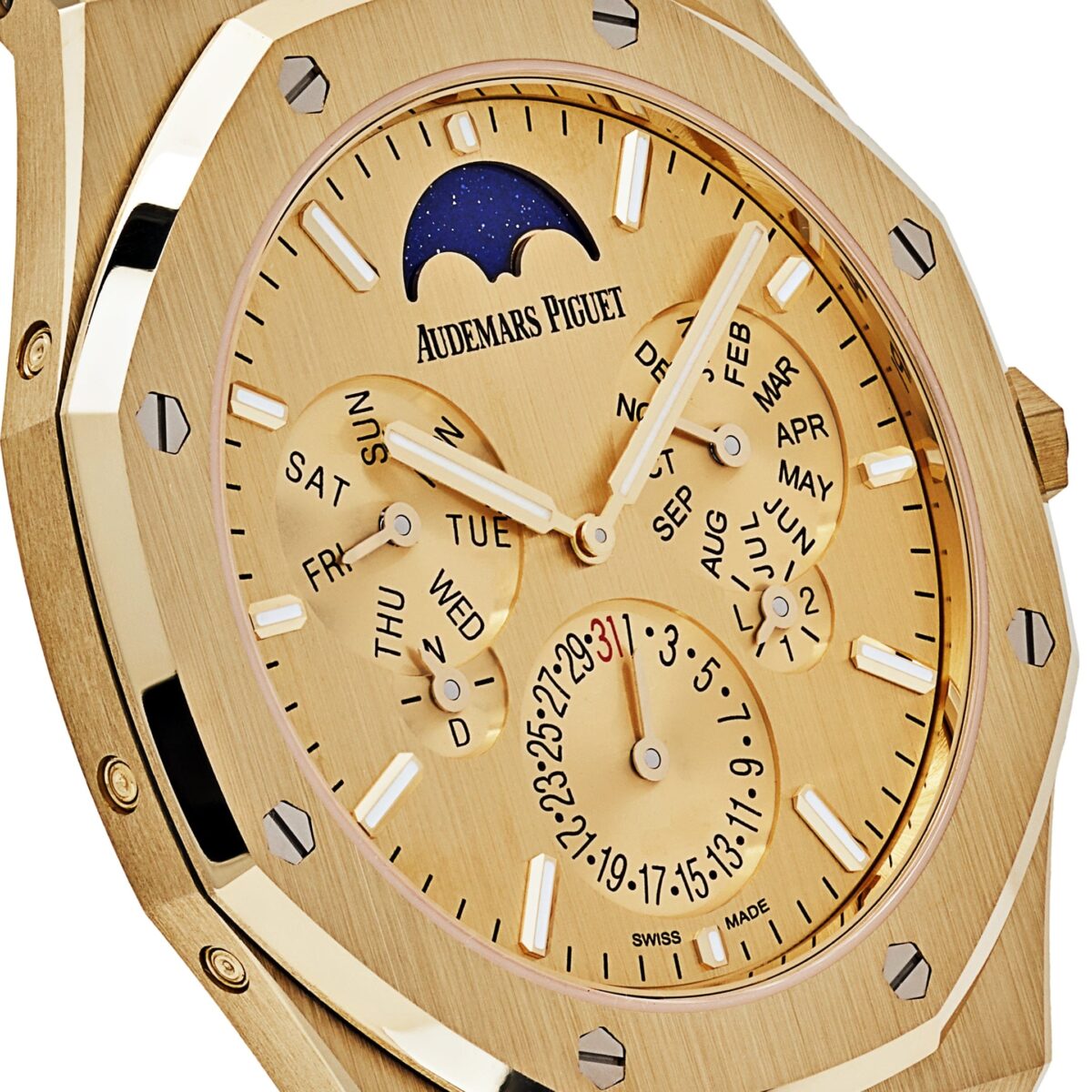 Audemars Piguet Royal Oak 26586BA.OO.1240BA.99  Perpetual Calendar Ultra-Thin Yellow Gold / Yellow Gold-Toned  Dial Limited Edition (2024) - Image 5