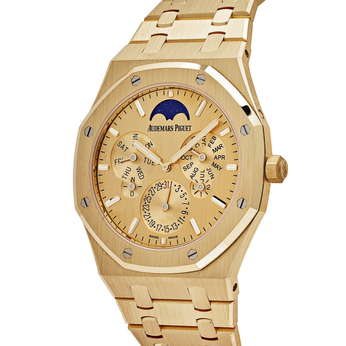 Audemars Piguet Royal Oak 26586BA.OO.1240BA.99  Perpetual Calendar Ultra-Thin Yellow Gold / Yellow Gold-Toned  Dial Limited Edition (2024) - Image 4