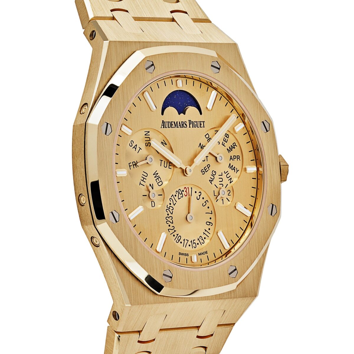 Audemars Piguet Royal Oak 26586BA.OO.1240BA.99  Perpetual Calendar Ultra-Thin Yellow Gold / Yellow Gold-Toned  Dial Limited Edition (2024) - Image 3