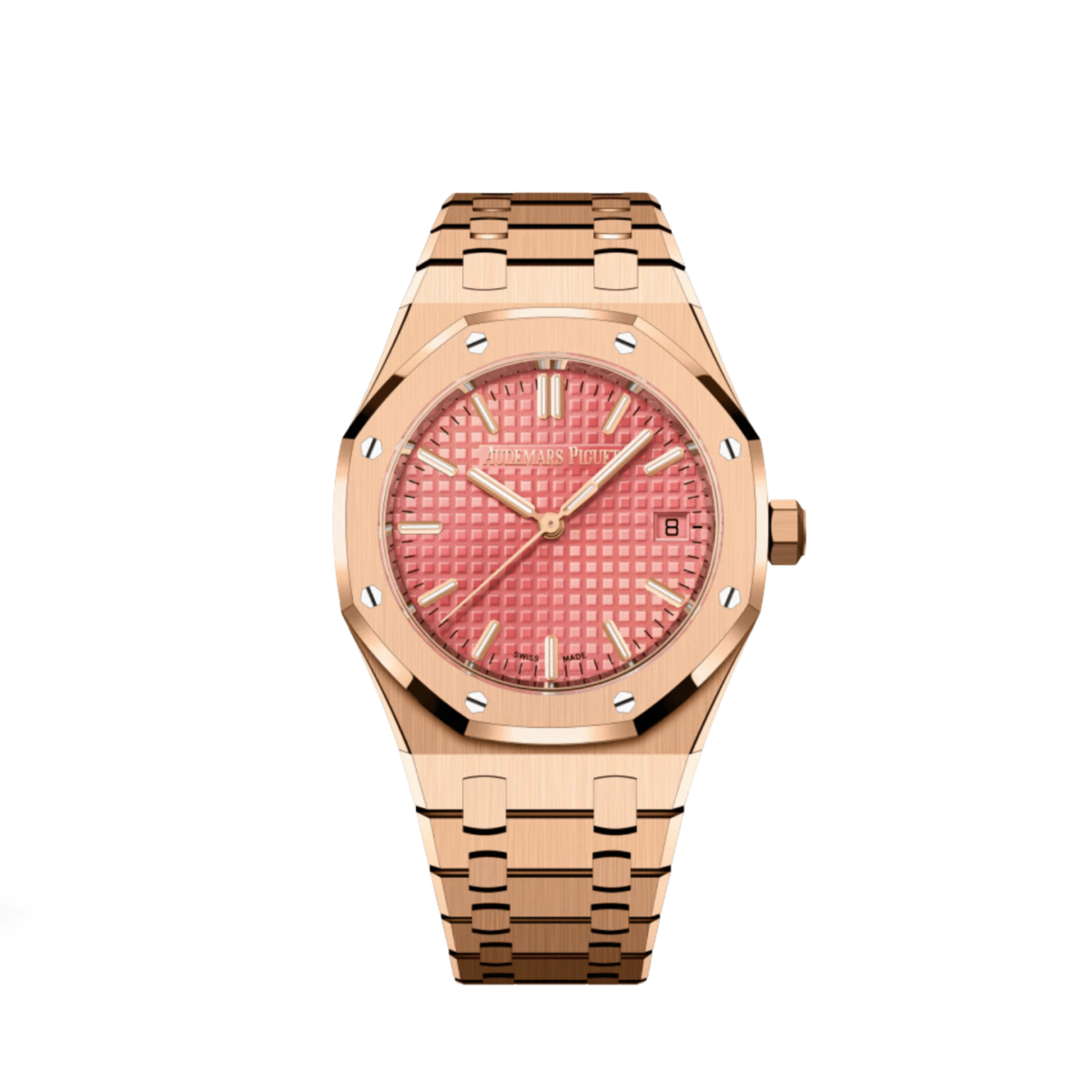 Audemars Piguet Royal Oak 77450OR.OO.1361OR.01 Rose Gold Pink Dial (2024)