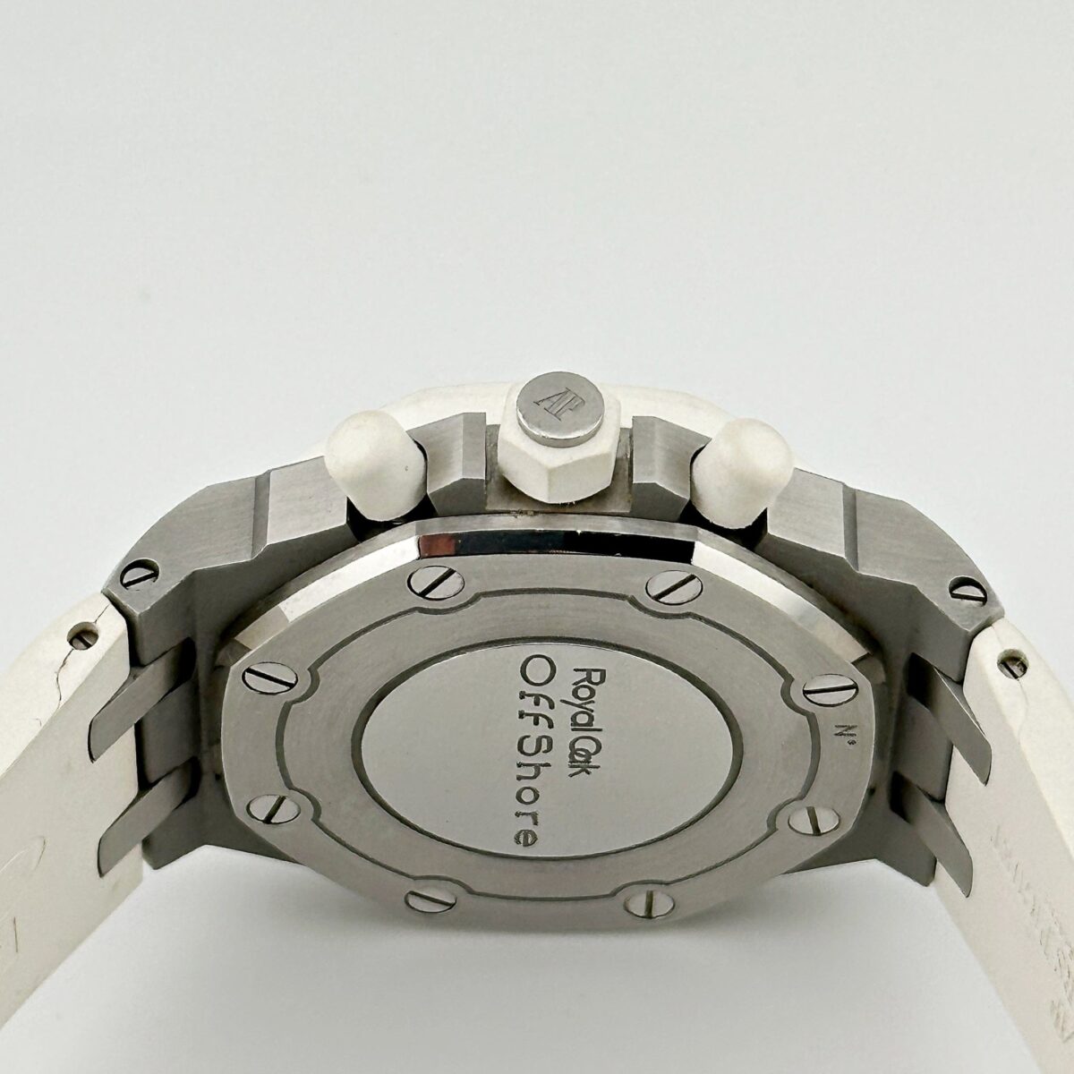 Audemars Piguet Royal Oak Offshore 26048SK.ZZ.D010CA.01 Stainless Steel White Dial Diamond Bezel - Image 9