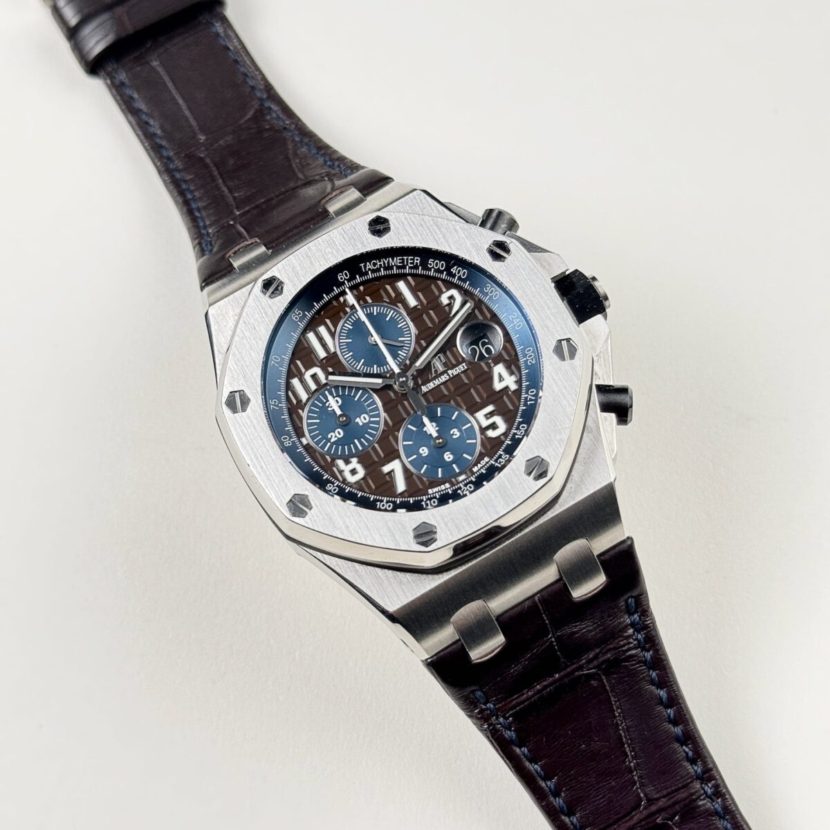 Audemars Piguet Royal Oak Offshore 26470ST.OO.A099CR.01.A  Selfwinding Chronograph Stainless Steel Brown Dial (2022) - Image 3