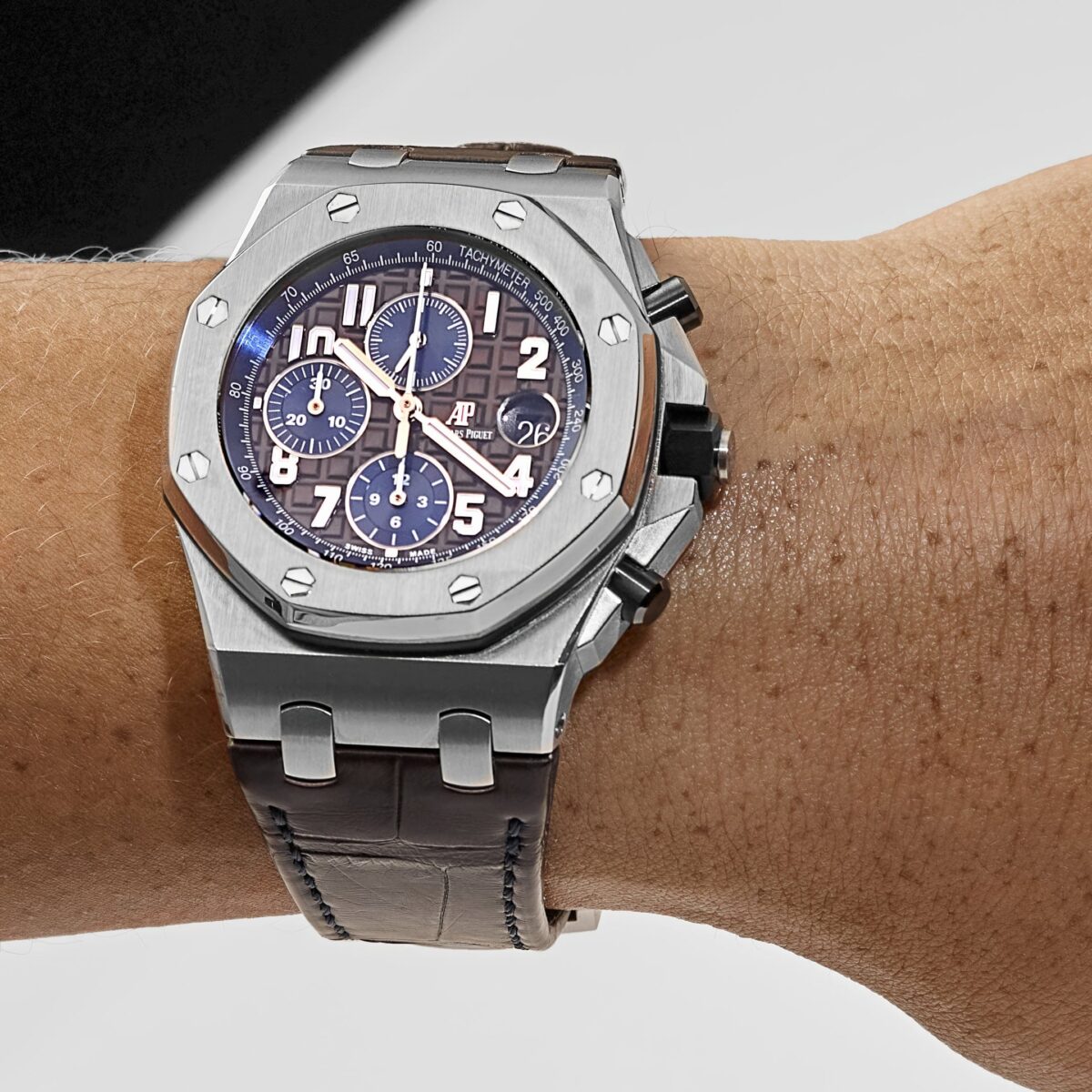 Audemars Piguet Royal Oak Offshore 26470ST.OO.A099CR.01.A  Selfwinding Chronograph Stainless Steel Brown Dial (2022) - Image 2