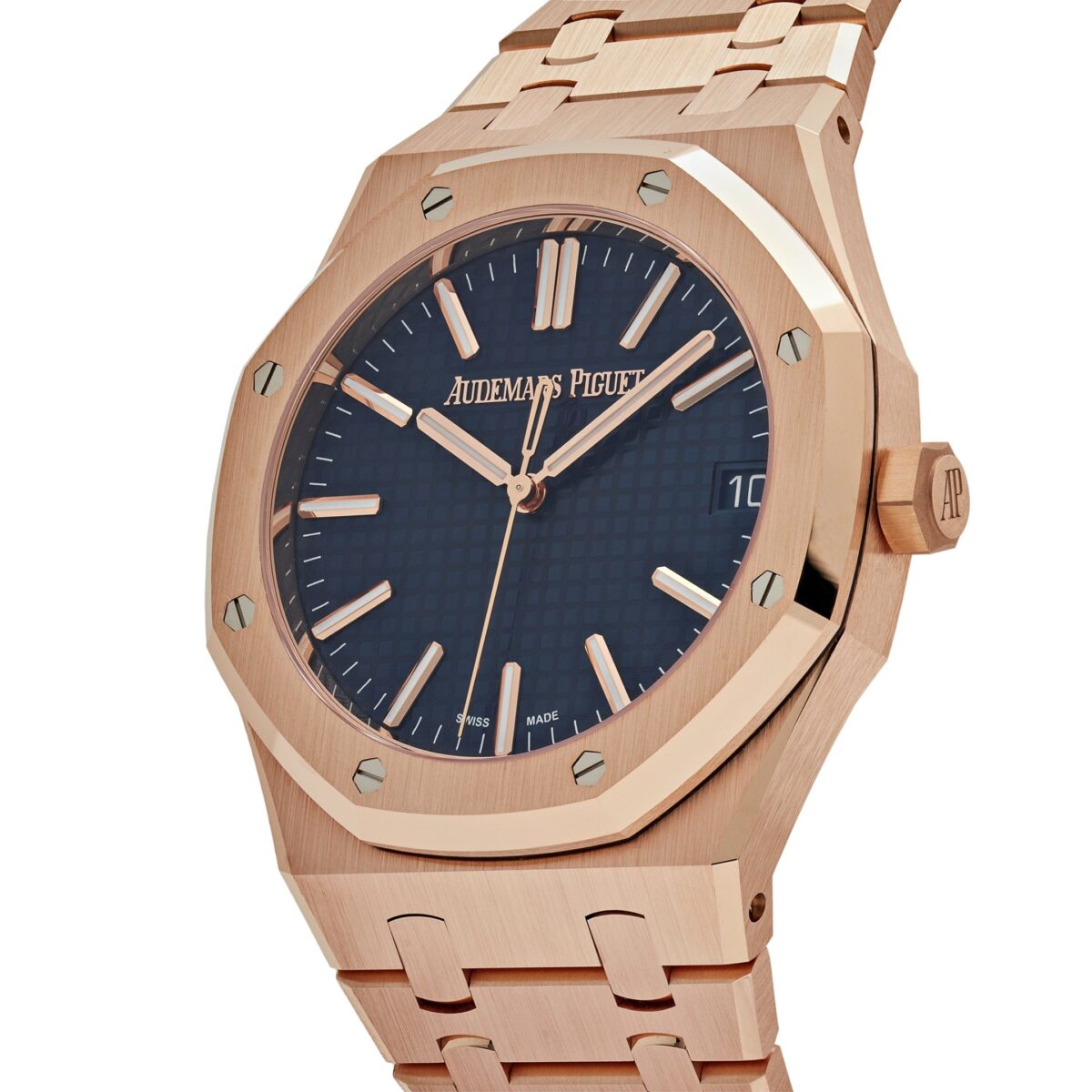 Audemars Piguet Royal Oak Selfwinding 15510OR.OO.1320OR.03 Rose Gold Blue Dial (2024) - Image 3