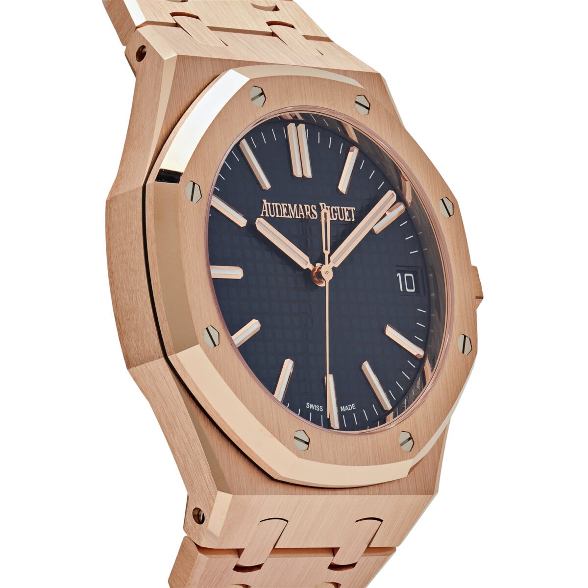 Audemars Piguet Royal Oak Selfwinding 15510OR.OO.1320OR.03 Rose Gold Blue Dial (2024) - Image 4