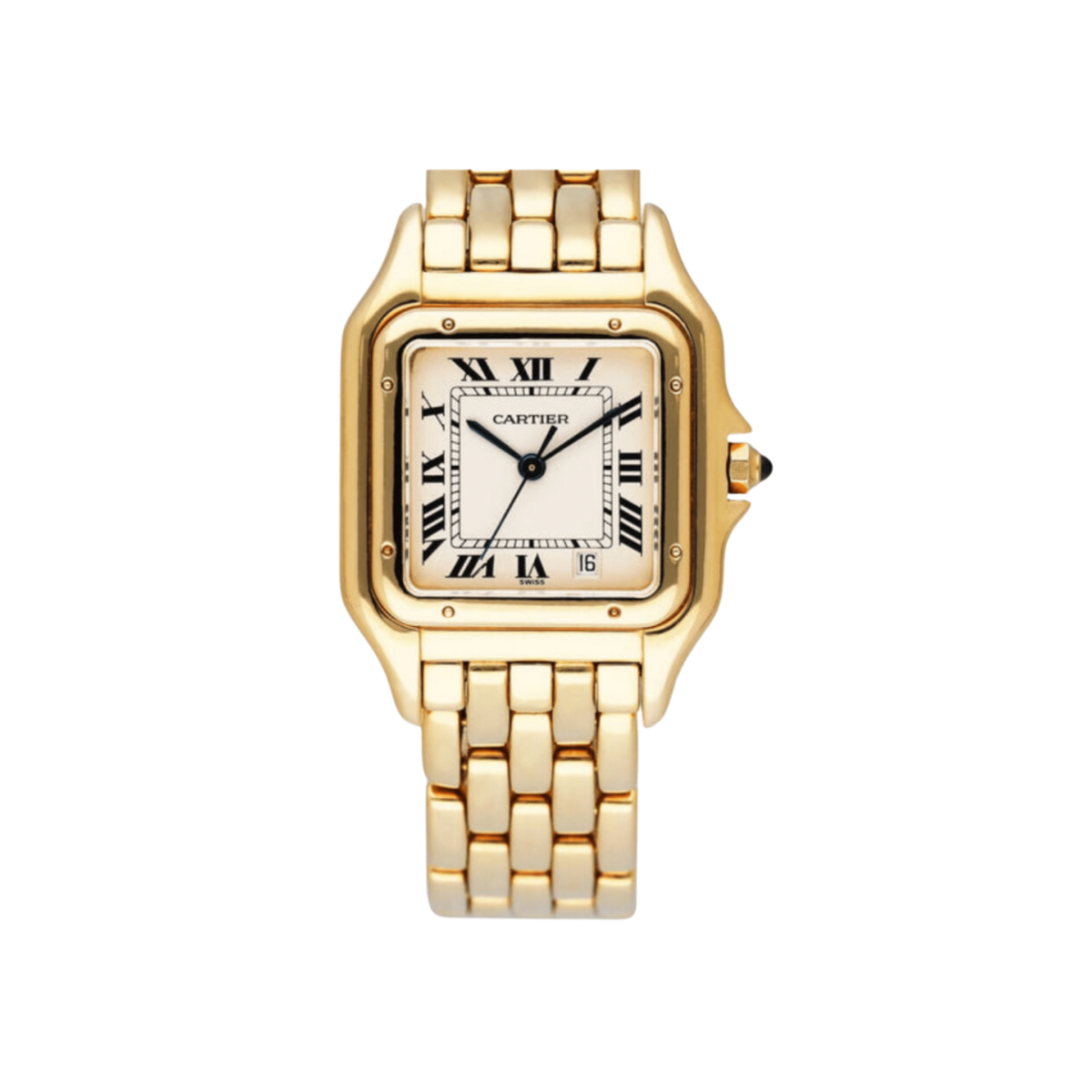 Cartier Panthere 88396  Yellow Gold White Dial Quartz