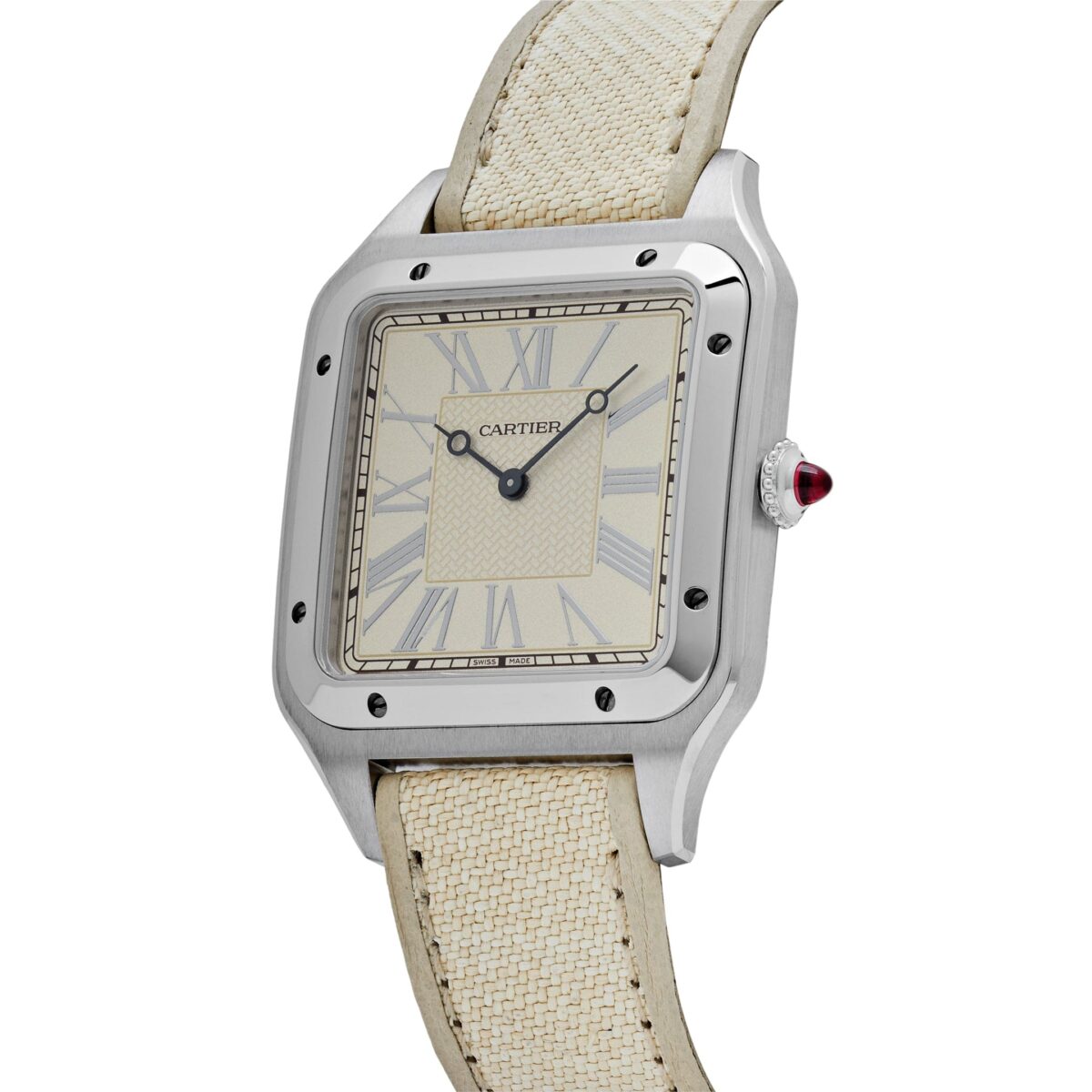 Cartier Santos Dumont XL WGSA0036  “La Demoiselle” Platinum Beige Dial  Limited Edition (2021) - Image 3