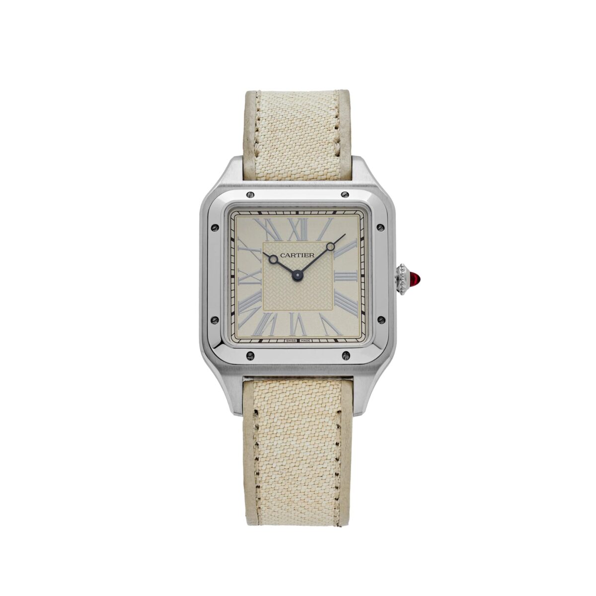 Cartier Santos Dumont XL WGSA0036  “La Demoiselle” Platinum Beige Dial  Limited Edition (2021)