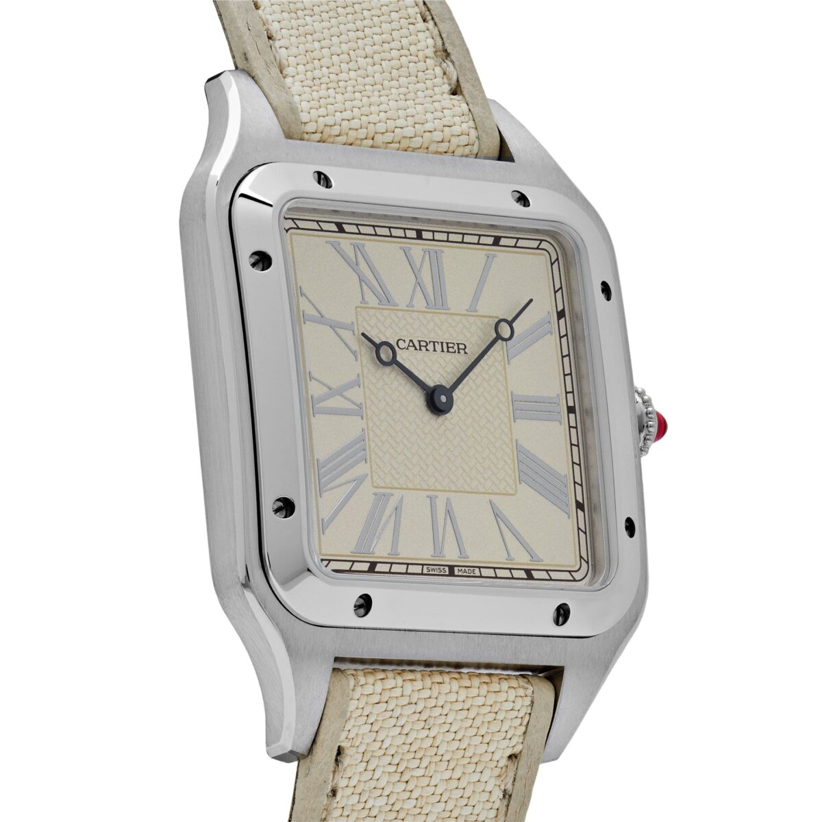 Cartier Santos Dumont XL WGSA0036  “La Demoiselle” Platinum Beige Dial  Limited Edition (2021) - Image 4