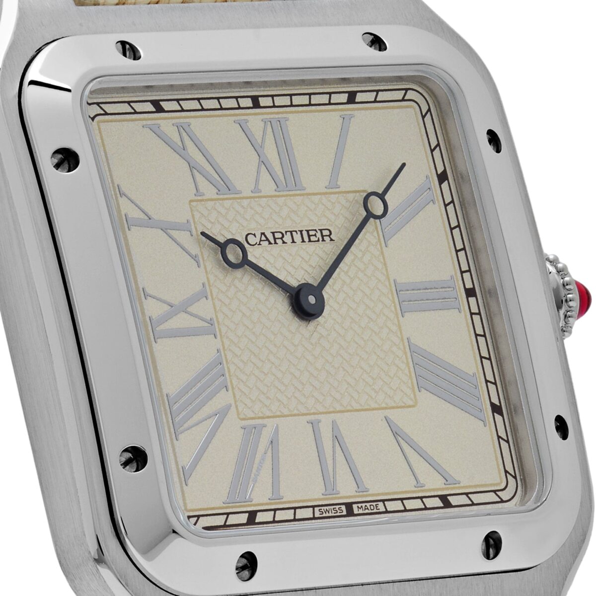 Cartier Santos Dumont XL WGSA0036  “La Demoiselle” Platinum Beige Dial  Limited Edition (2021) - Image 5