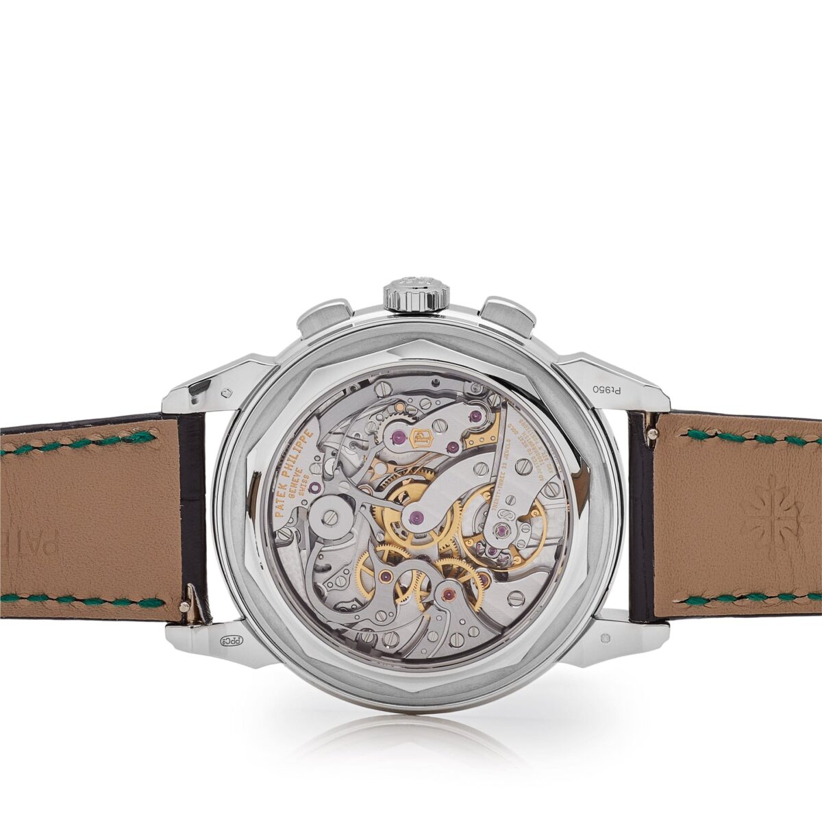 Patek Philippe Grand Complications 5270P-014 Perpetual Calendar Chronograph Platinum Green Dial (2024) - Image 6