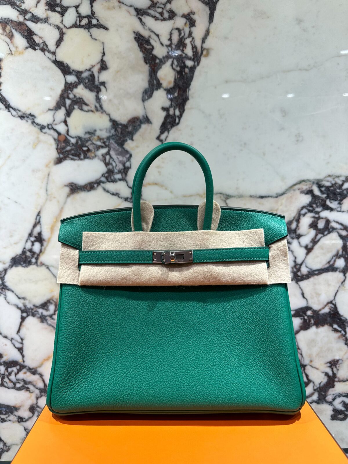 Hermès Birkin 25 Togo Vert Vertigo Palladium Hardware - Image 2