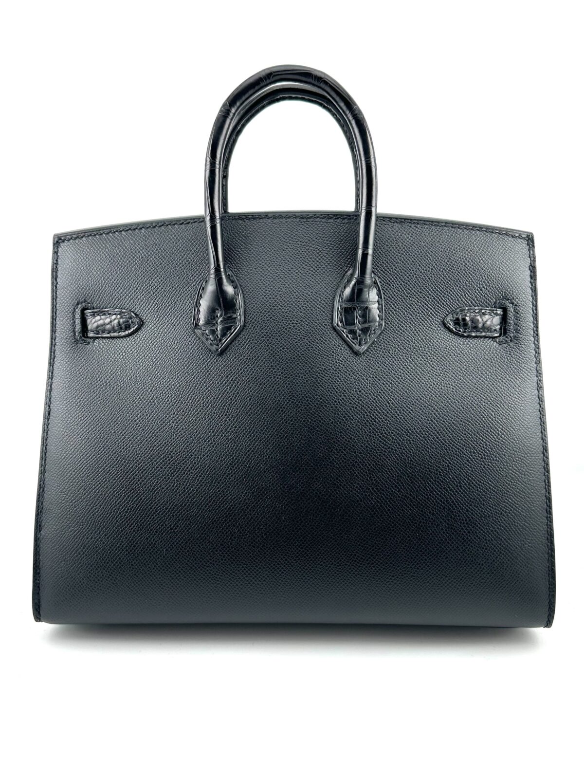 Hermès Birkin Sellier 20 Faubourg by Night Madame Alligator So Black Hardware - Image 2