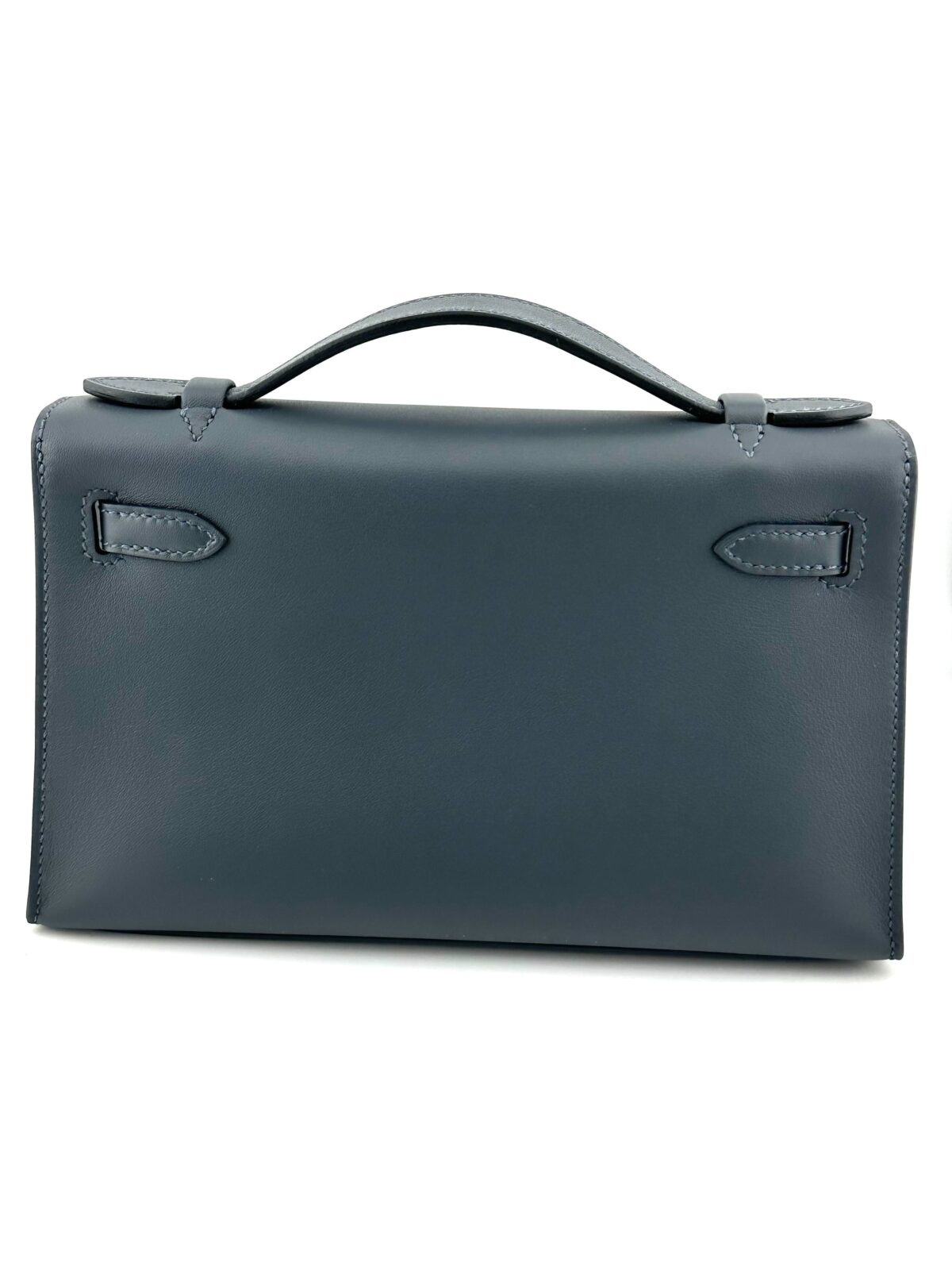 Hermès Pochette Kelly Mini Swift Leather Gris Palladium Hardware - Image 4