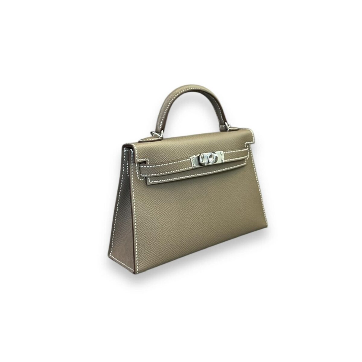 Kelly II Sellier Mini 20 Epsom Etoupe Palladium Hardware - Image 2