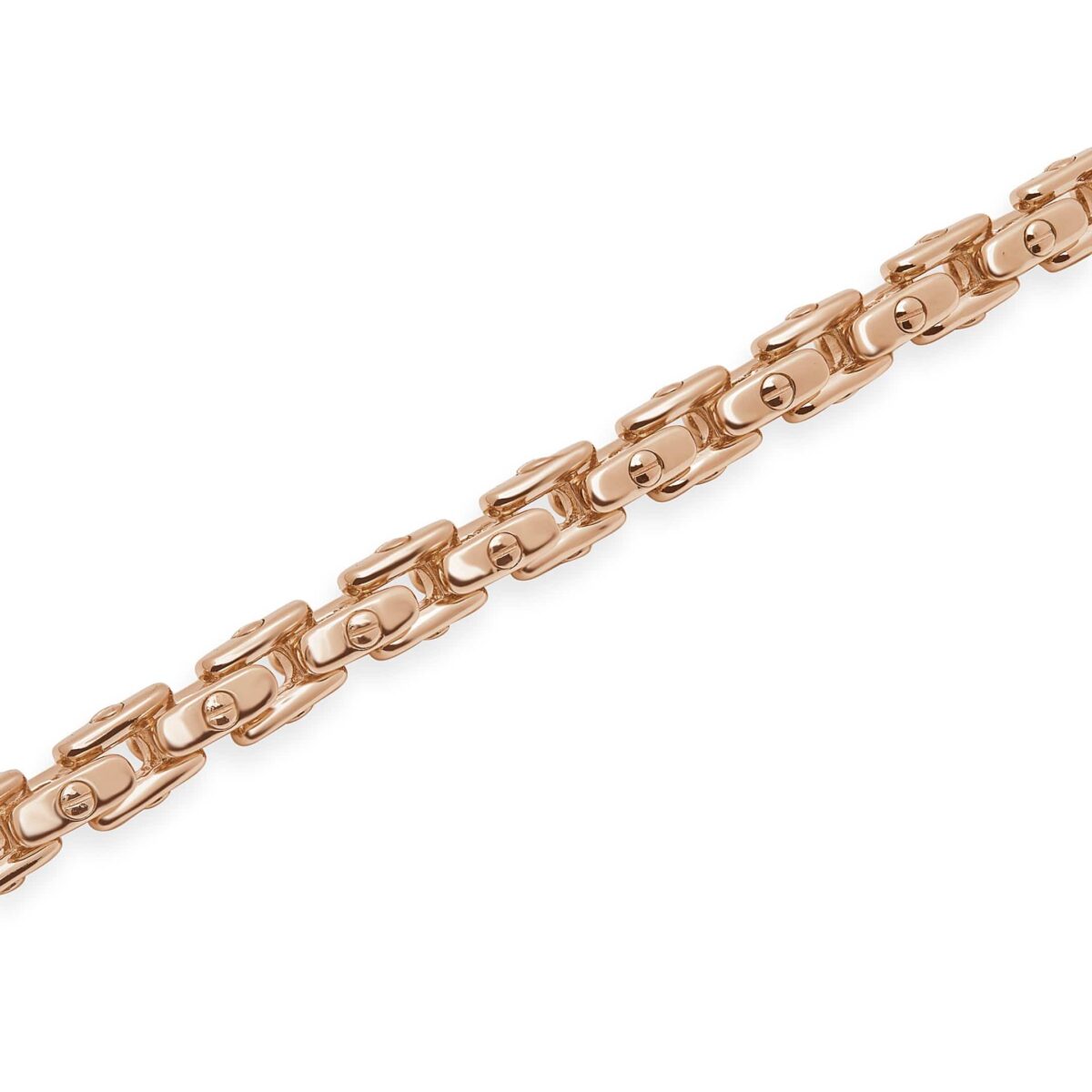 Men's Anchor Bracelet in Rose Gold - Image 3