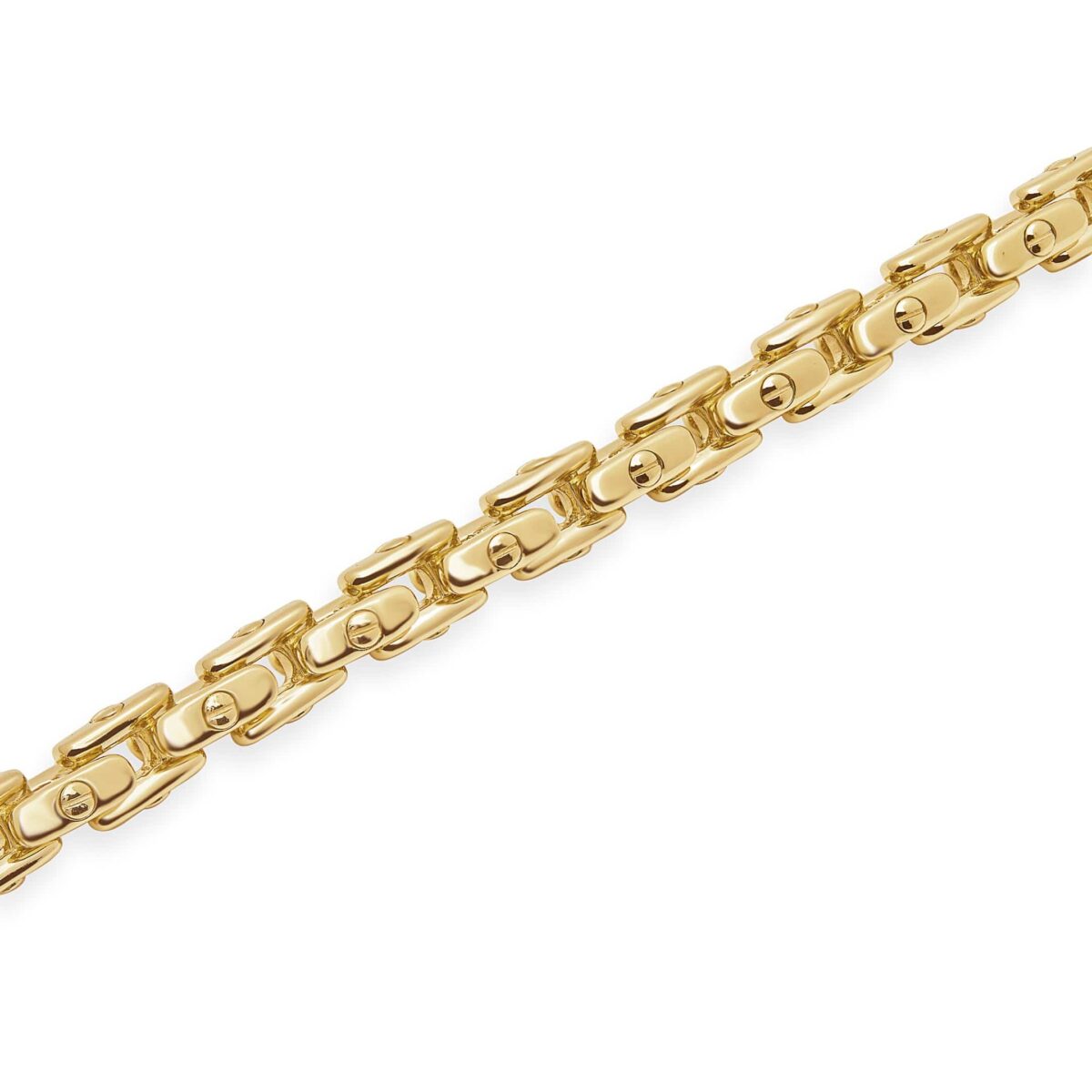 Men's Gold Anchor Bracelet - Image 3