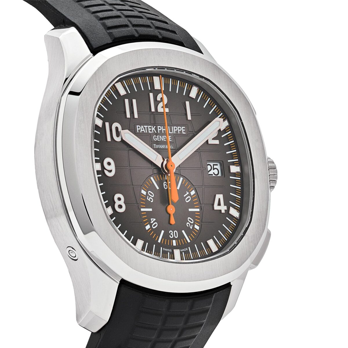 Patek Philippe Aquanaut Chronograph 5968A-001 'Tiffany & Co.' Stainless Steel Black Dial (2023) - Image 3