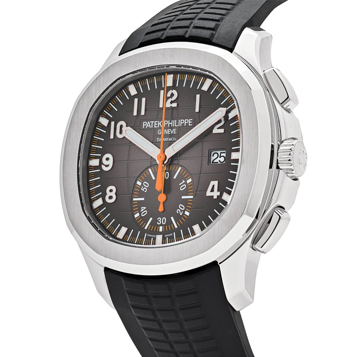 Patek Philippe Aquanaut Chronograph 5968A-001 'Tiffany & Co.' Stainless Steel Black Dial (2023) - Image 4