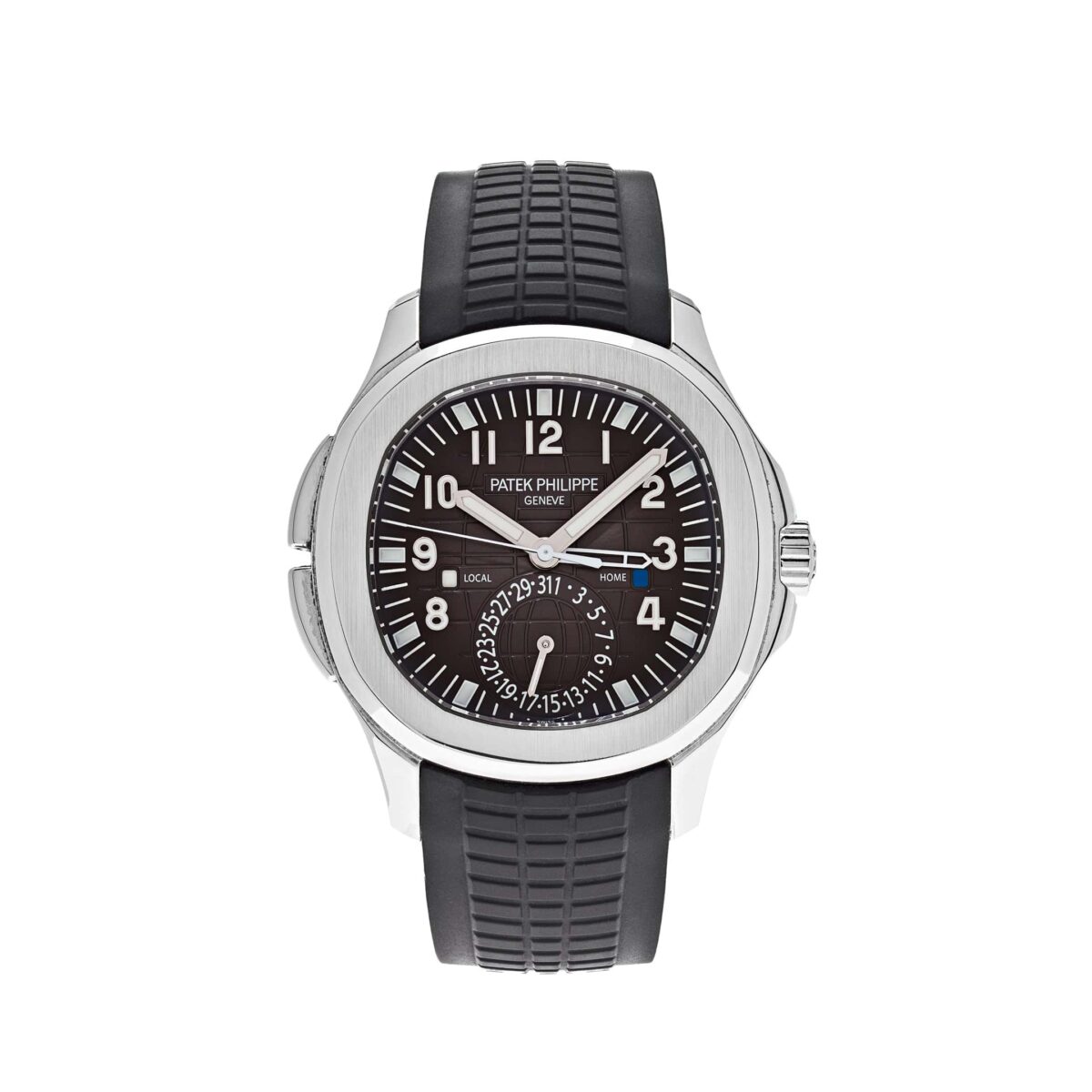 Patek Philippe Aquanaut 5164A-001 Travel Time Stainless Steel Black Dial (2015)