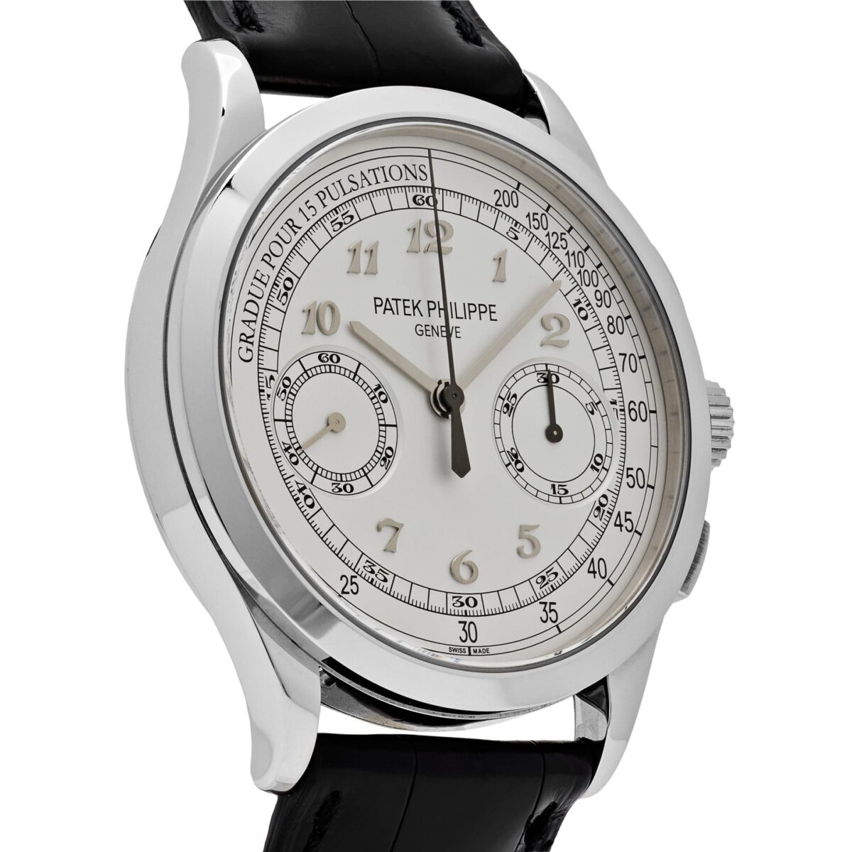 Patek Philippe Chronograph 5170G-001 White Gold White Dial - Image 4