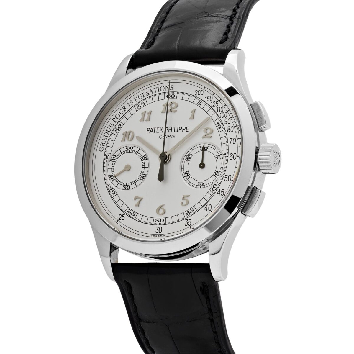 Patek Philippe Chronograph 5170G-001 White Gold White Dial - Image 3