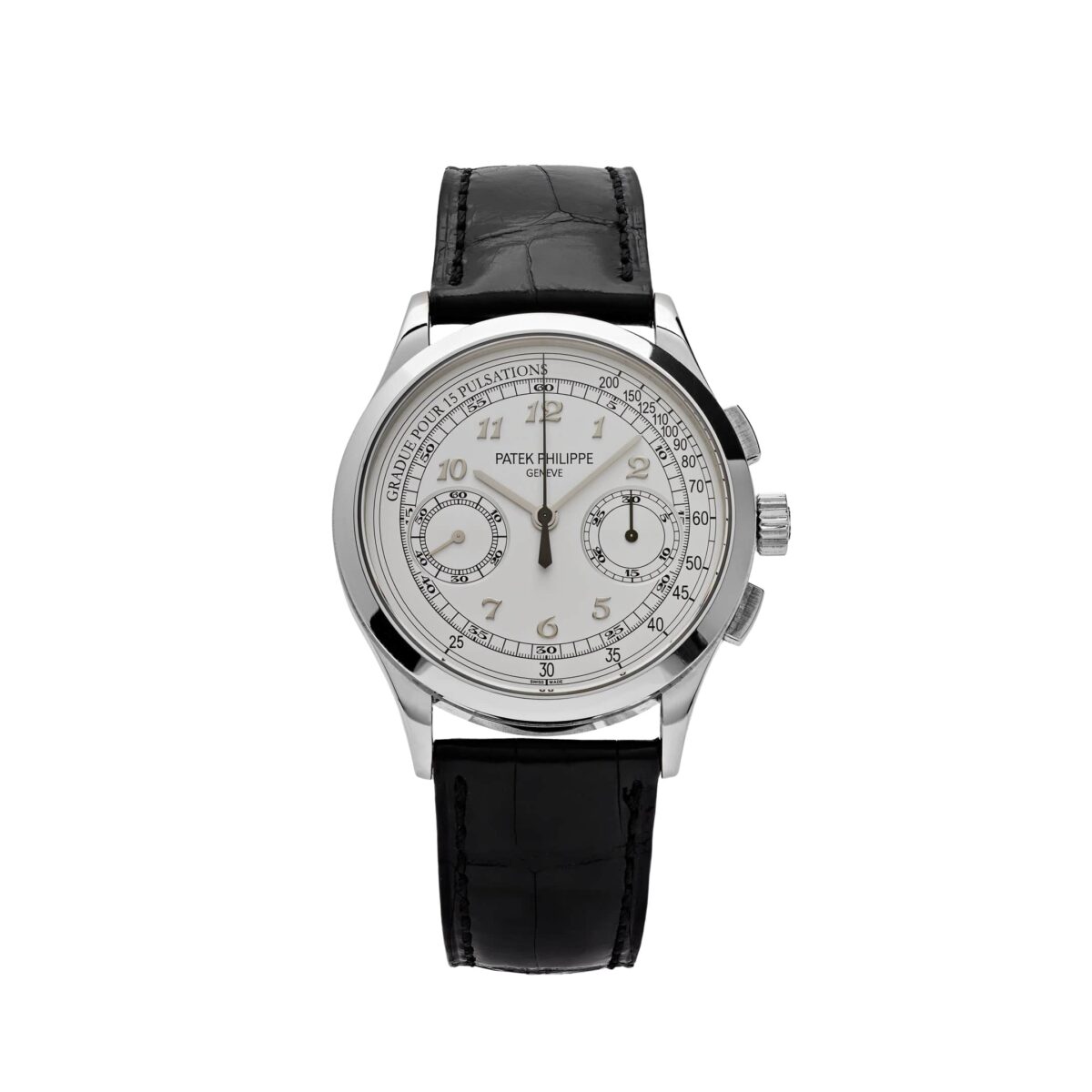 Patek Philippe Chronograph 5170G-001 White Gold White Dial