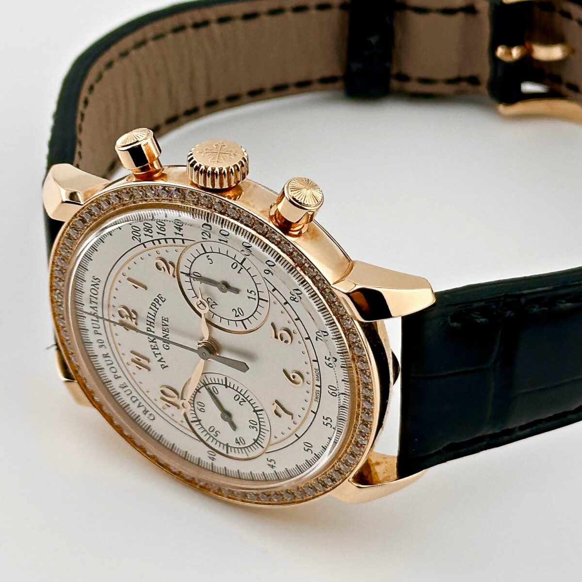 Patek Philippe Chronograph 7150/250R-001 Rose Gold Silver Dial (2022) - Image 3