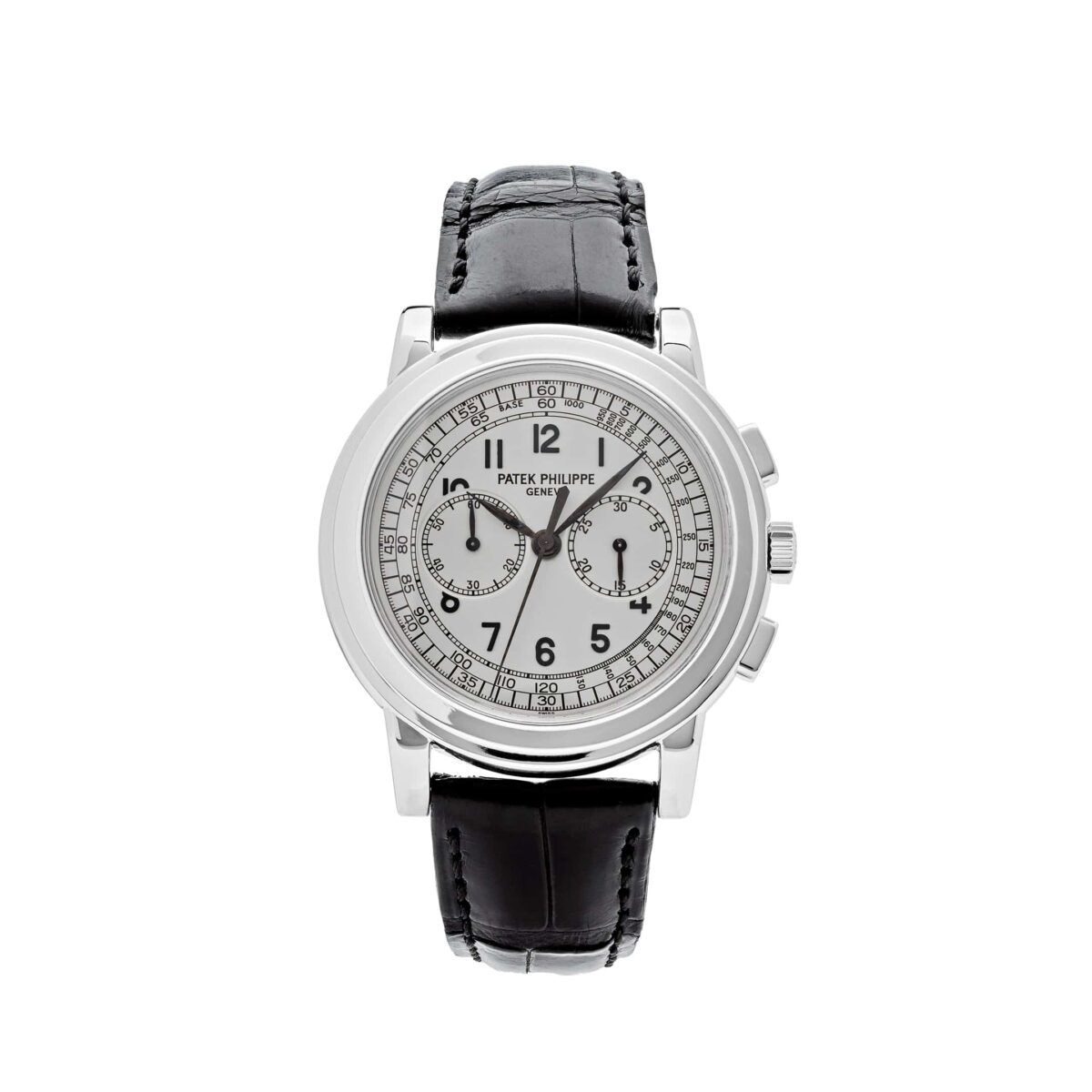 Patek Philippe Complications 5070G-001 Annual Calendar Chronograph White Gold Silver Dial (2007)