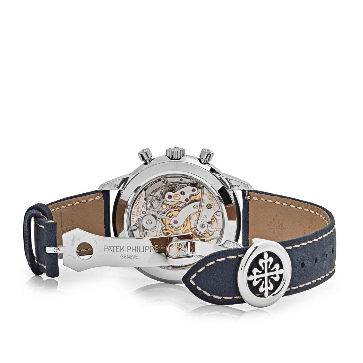 Patek Philippe Complications 5172G-001 Chronograph White Gold Blue Dial - Image 7