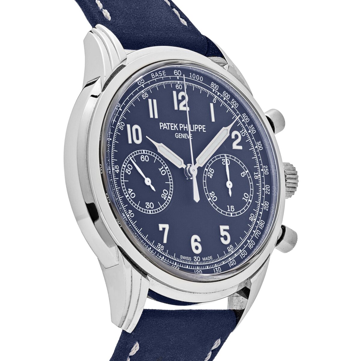 Patek Philippe Complications 5172G-001 Chronograph White Gold Blue Dial - Image 4