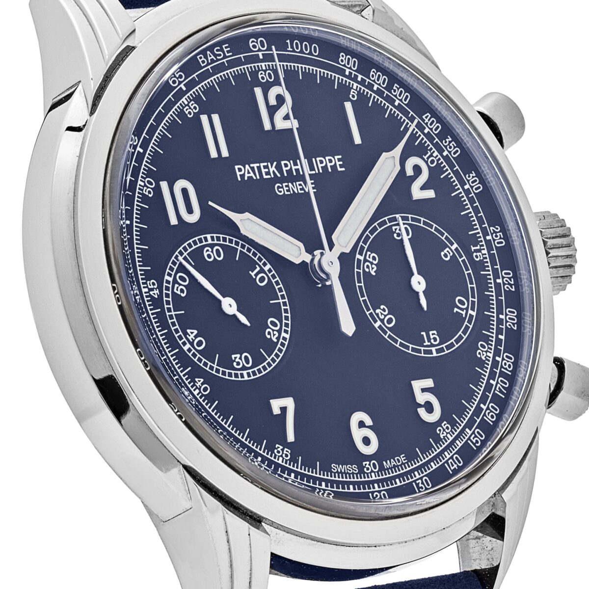 Patek Philippe Complications 5172G-001 Chronograph White Gold Blue Dial - Image 5