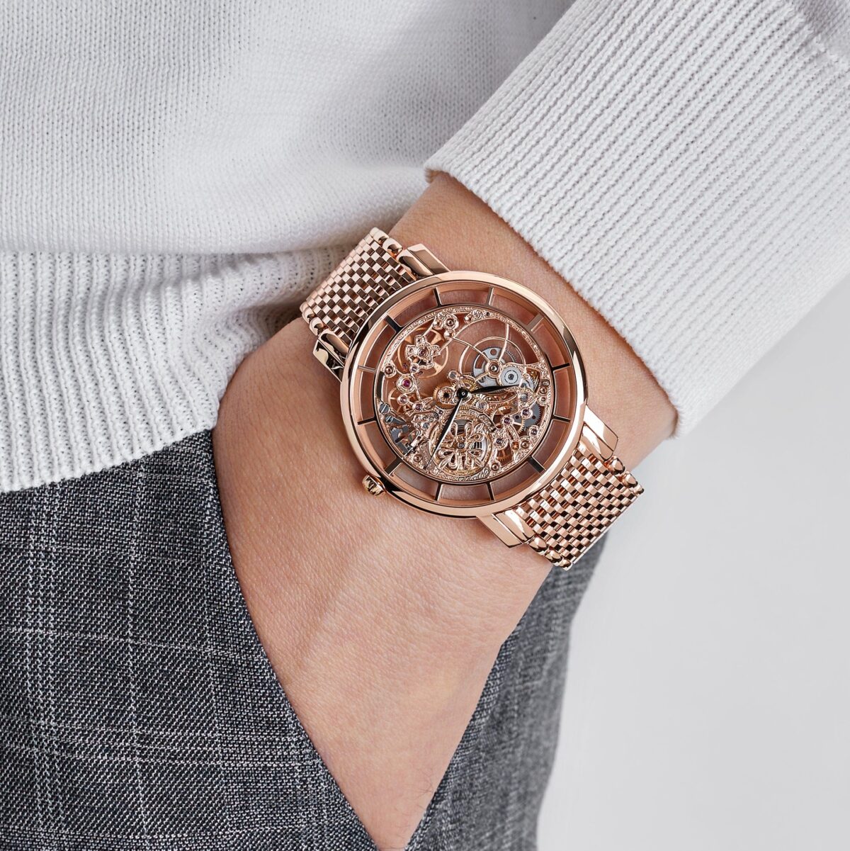 Patek Philippe Calatrava Complications 5180/1R-001 Rose Gold Skeleton Dial (2024) - Image 2