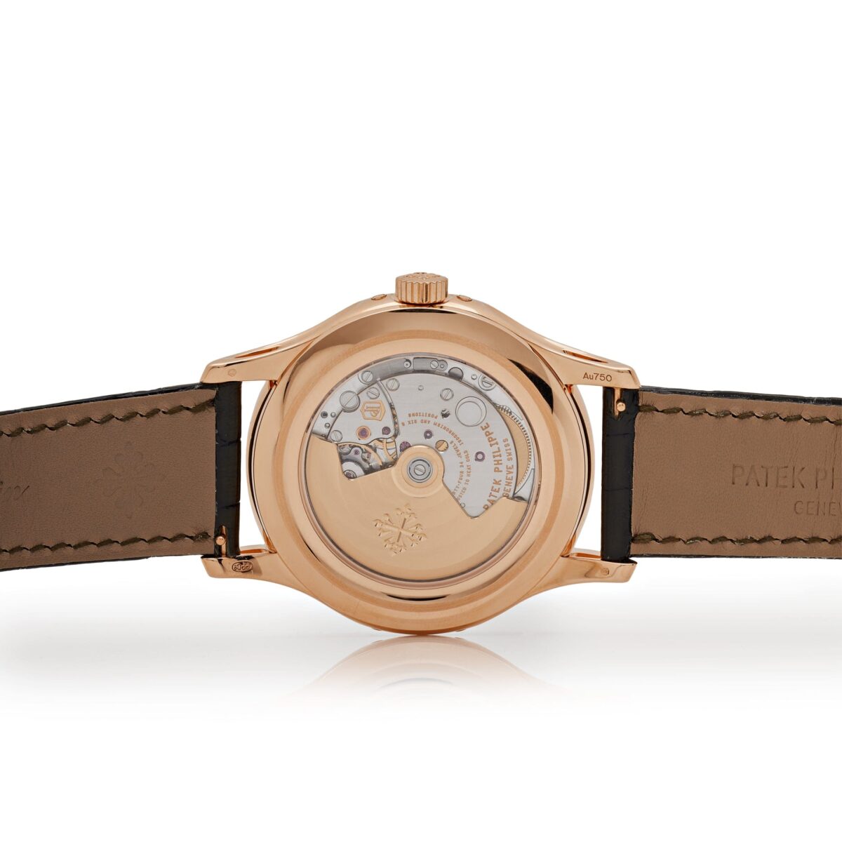 Patek Philippe Complications 5205R-011 Annual Calendar Moon Phases Rose Gold Green Dial (2022) - Image 6