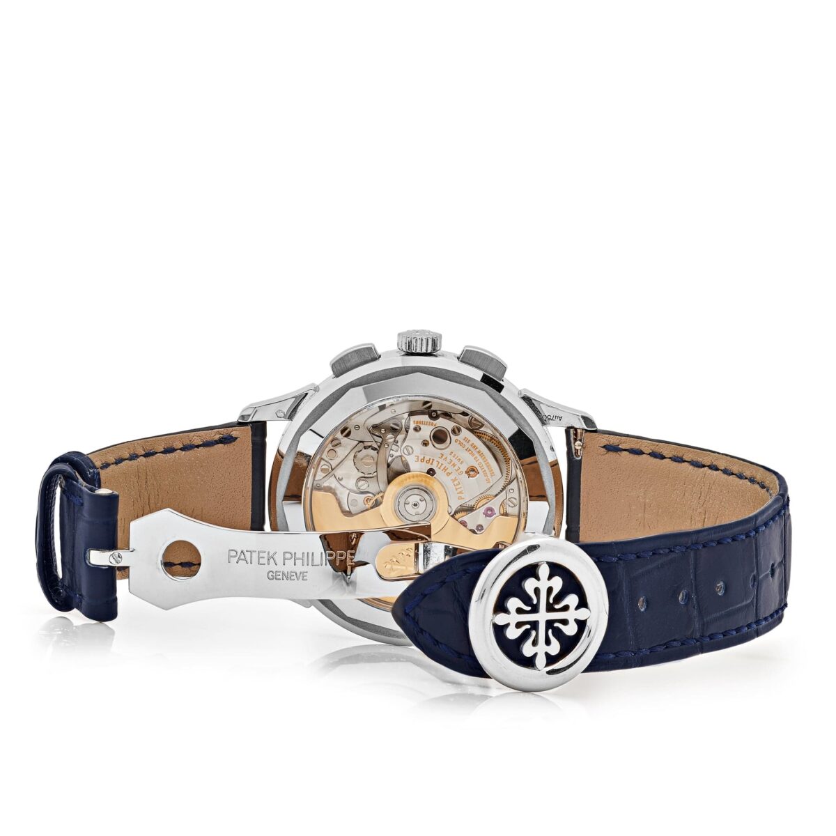 Patek Philippe Complications 5930G-010 World Time Flyback Chronograph White Gold Blue Dial (2020) - Image 9