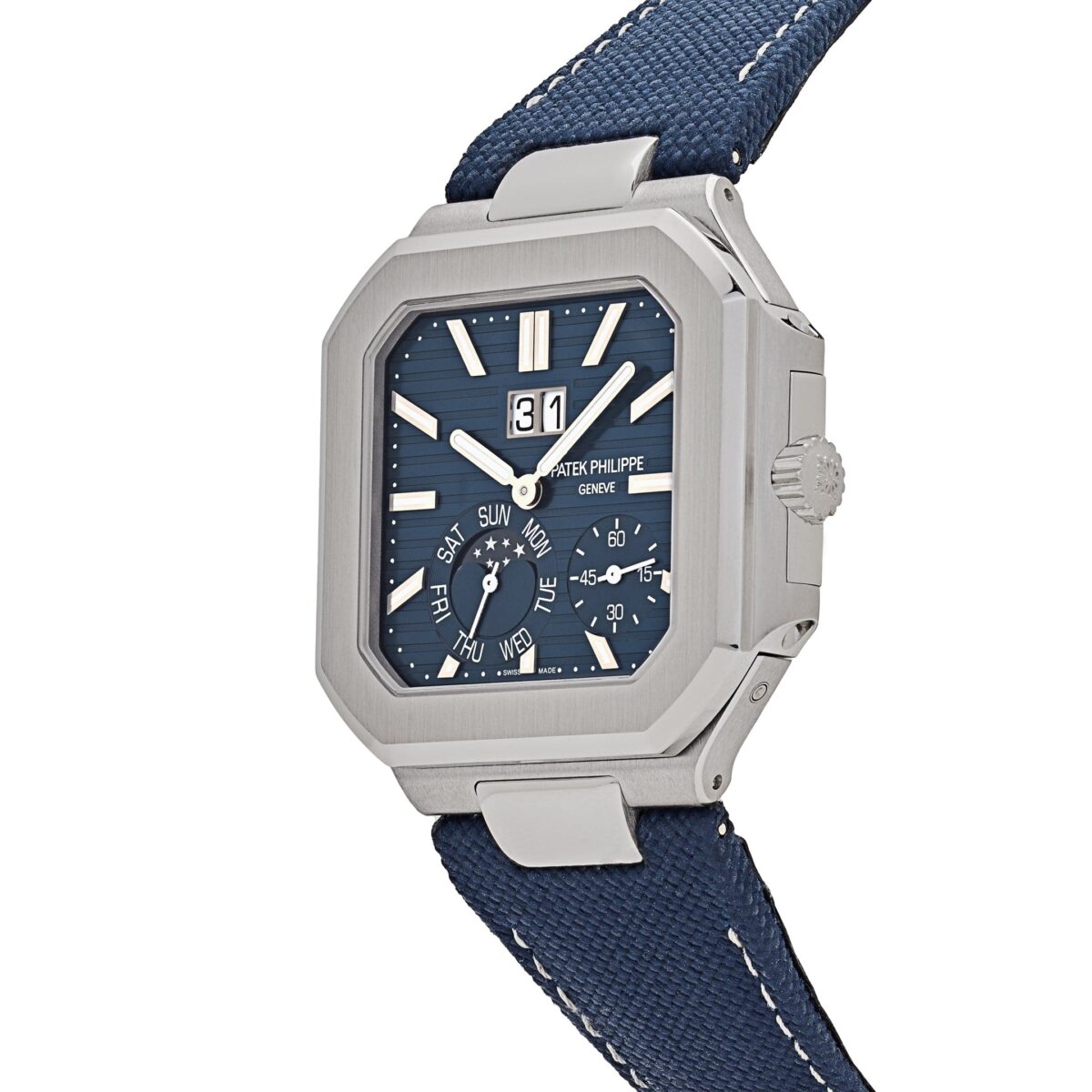 Patek Philippe Cubitus 5822P-001 Platinum Blue Dial (2024) - Image 3