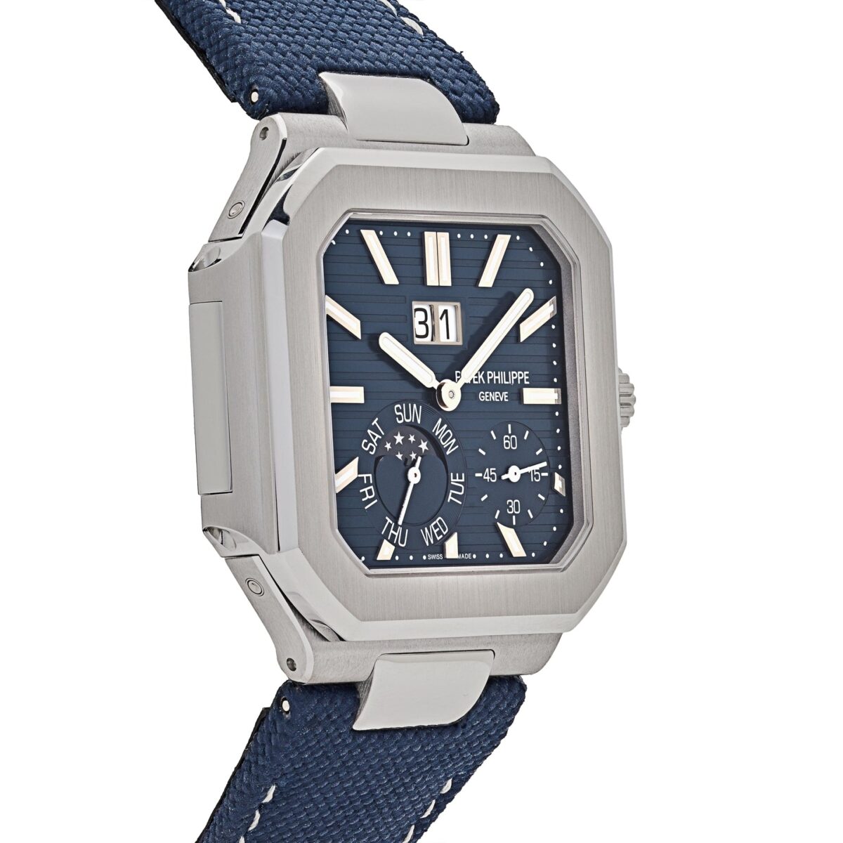 Patek Philippe Cubitus 5822P-001 Platinum Blue Dial (2024) - Image 4