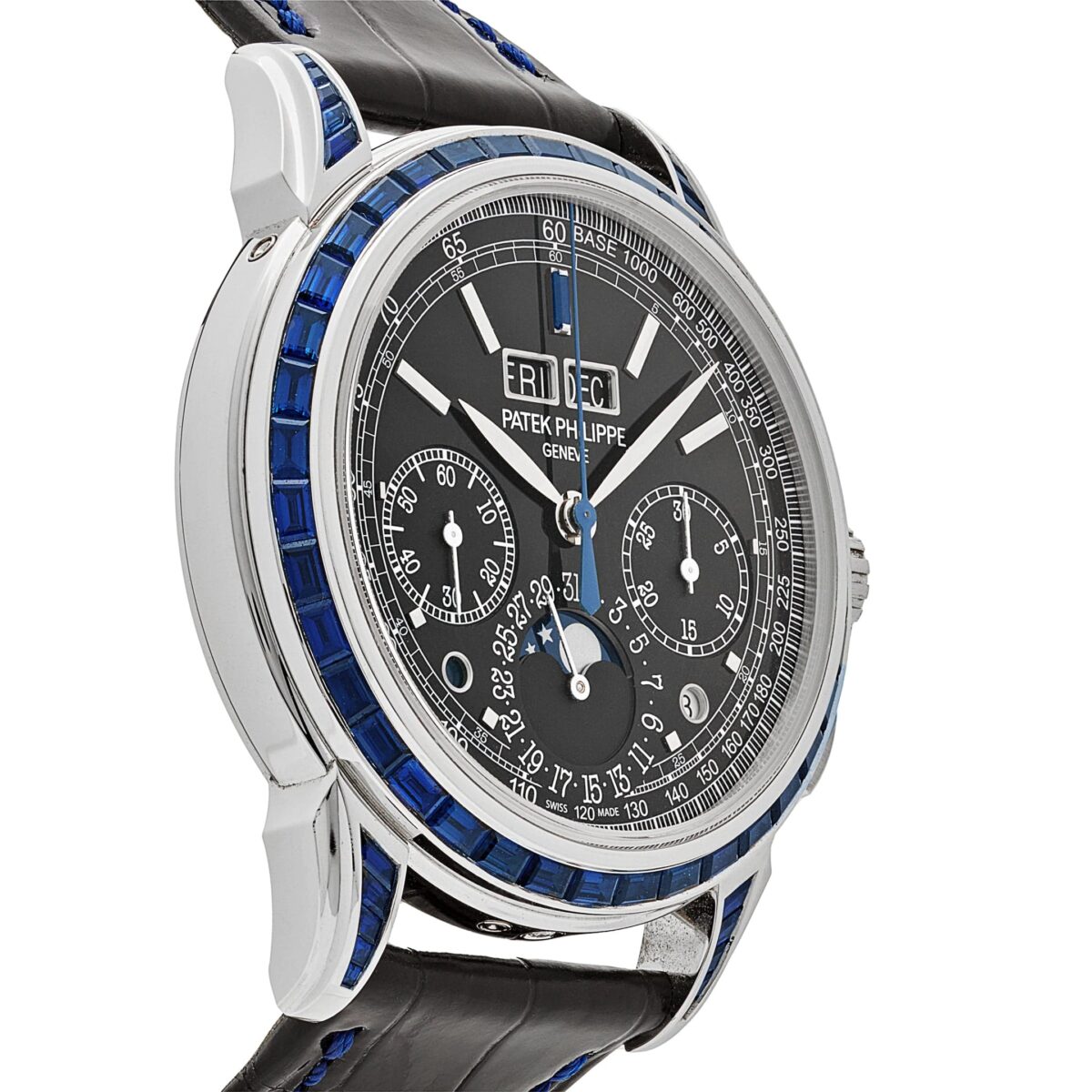 Patek Philippe Grand Complications 5271/11P-001 Moon Phases Platinum Black Dial Sapphire Bezel - Image 4