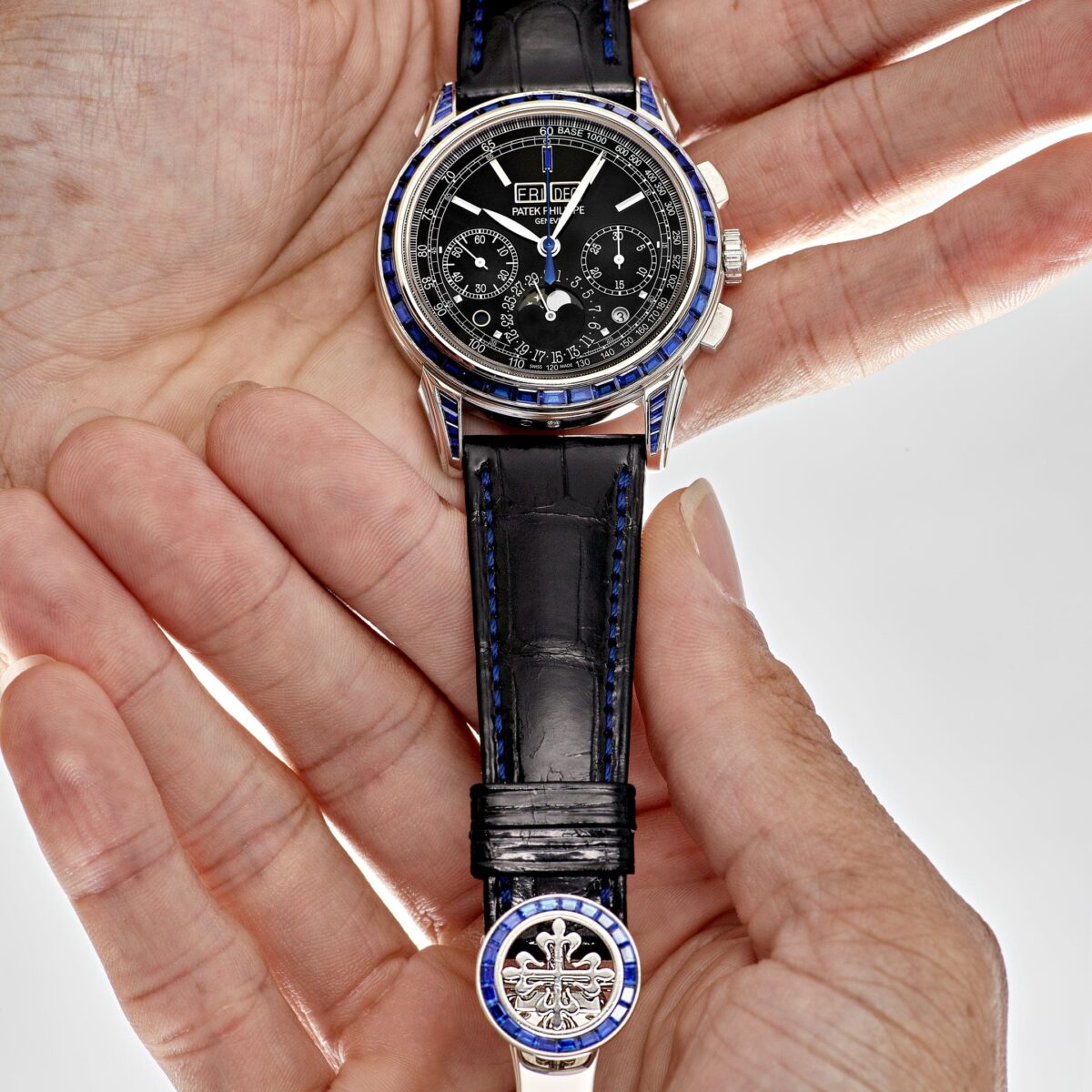 Patek Philippe Grand Complications 5271/11P-001 Moon Phases Platinum Black Dial Sapphire Bezel - Image 2