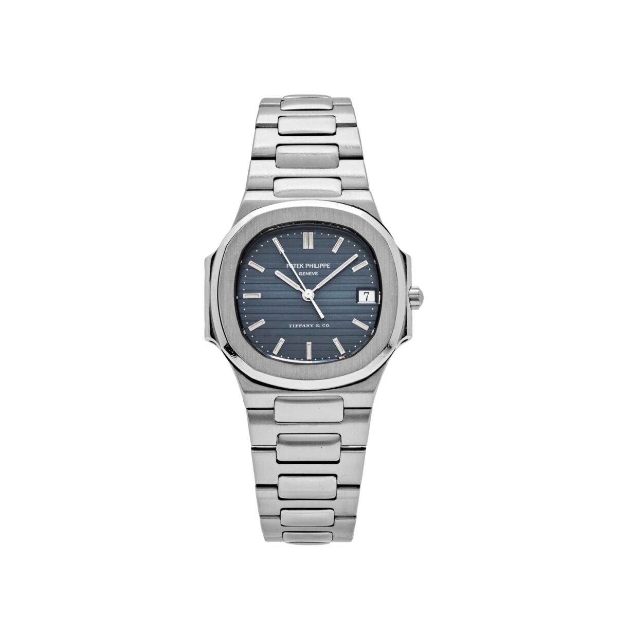 Patek Philippe Nautilus 3900/001 'Tiffany & Co.' Stainless Steel Blue Dial Quartz