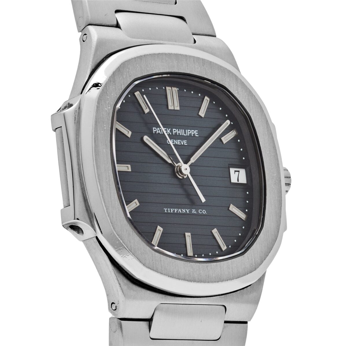 Patek Philippe Nautilus 3900/001 'Tiffany & Co.' Stainless Steel Blue Dial Quartz - Image 4