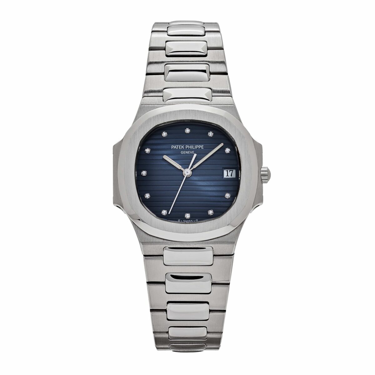 Patek Philippe Nautilus 3900/1A 'Ladies' Quartz Stainless Steel Blue Dial